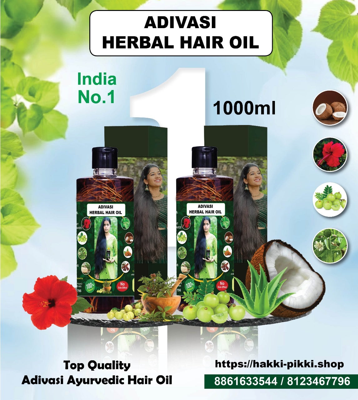 Adivasi Hakki Pikki Hair Oil