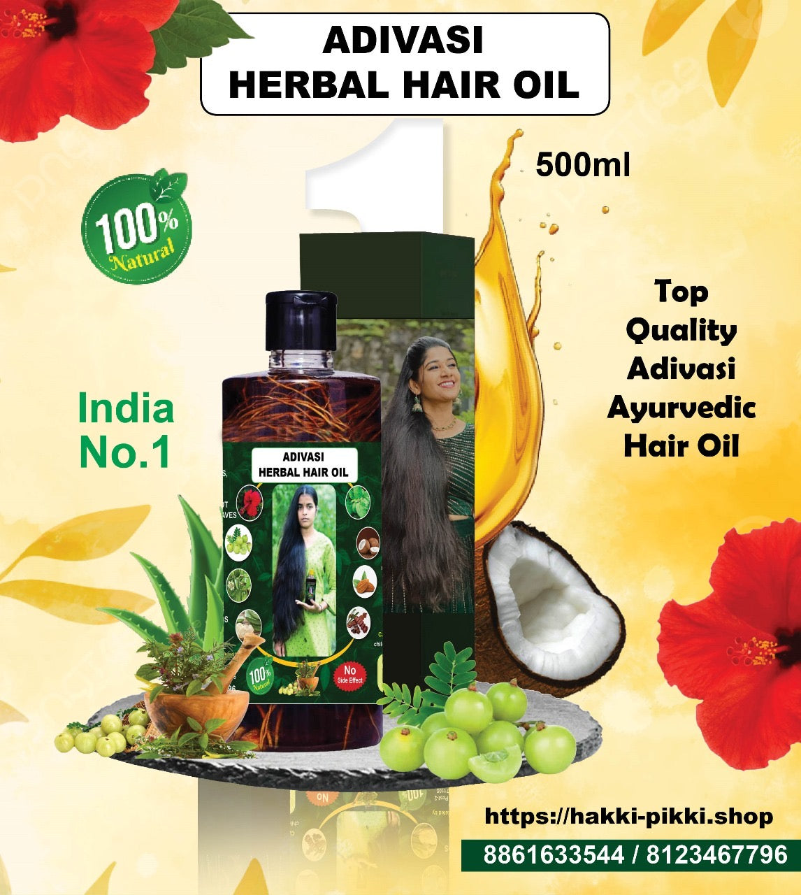 Adivasi Hakki Pikki Hair Oil